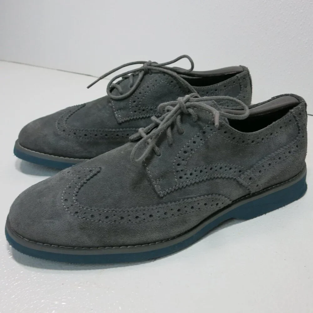 Joseph Abboud Wintip Oxfords Suede Leather Shoes Mens Dress Footwear Size 9 M